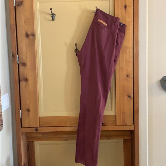 Bruun & Stengade Burgundy Men’s Khaki Pants 34/34 - Picture 1 of 4